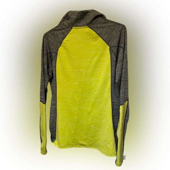 Under Armour Cold Gear Neon Yellow and Gray Lightweight Jacket - Picture 5 of 5